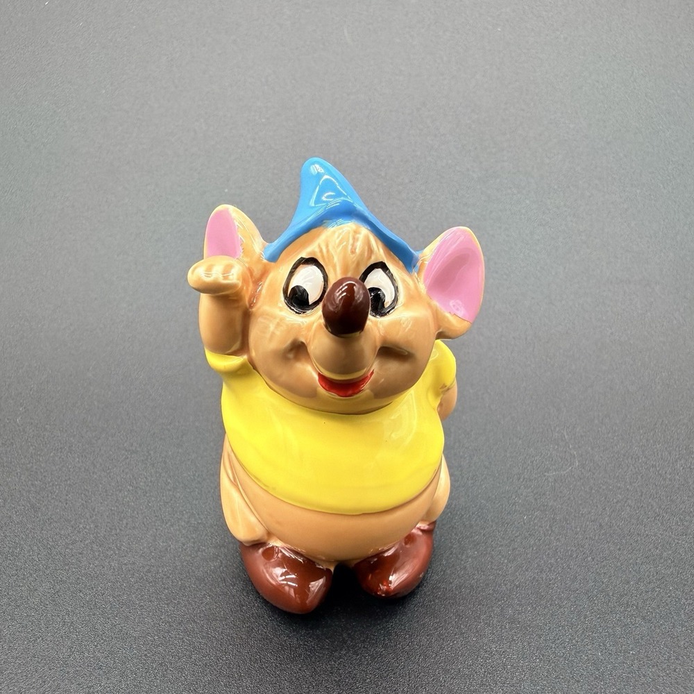 Disney Japan Gus Gus Cinderella Porcelain Ceramic Mouse Figurine Collectible